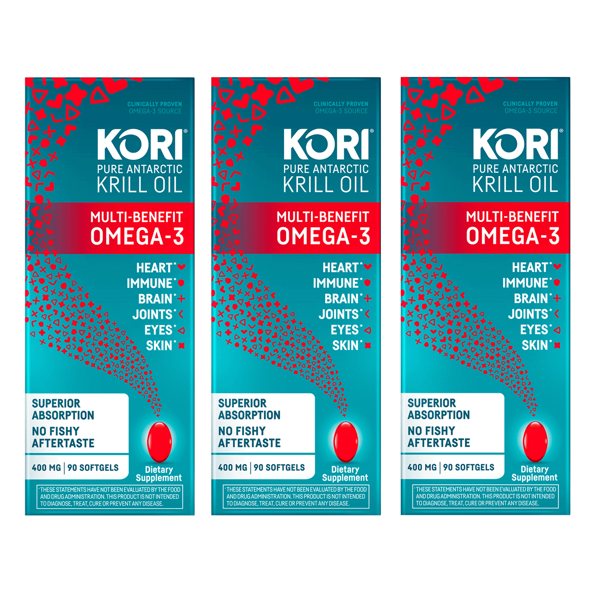 Product | Krill Oil Softgels 400 mg, 3 Pack 270 CT