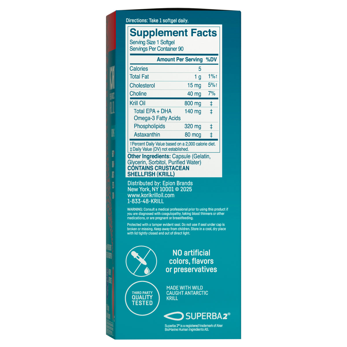 Product | Krill Oil Softgels 800 mg, 90 ct