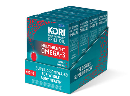 Krill Oil Softgels 600 mg, Trial 4 Pack 112 CT
