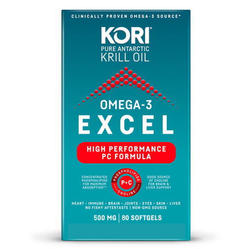 Krill Oil Softgels 500mg, 80ct