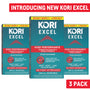 Kori Krill Oil Omega-3 Excel 1000mg, 3 Pack 150 CT