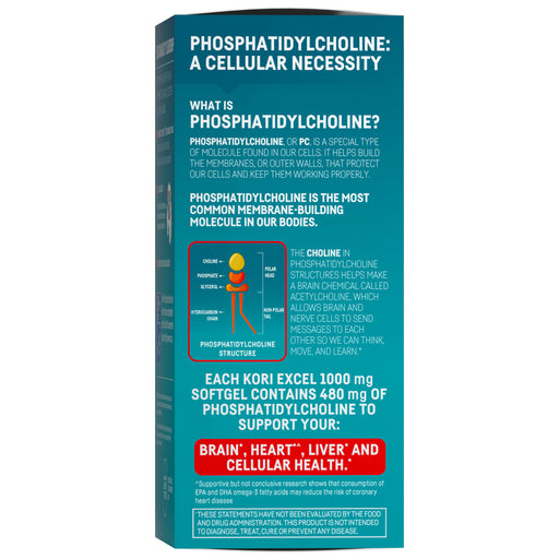 Kori Krill Oil  Omega-3 Excel 1000mg, 50 ct