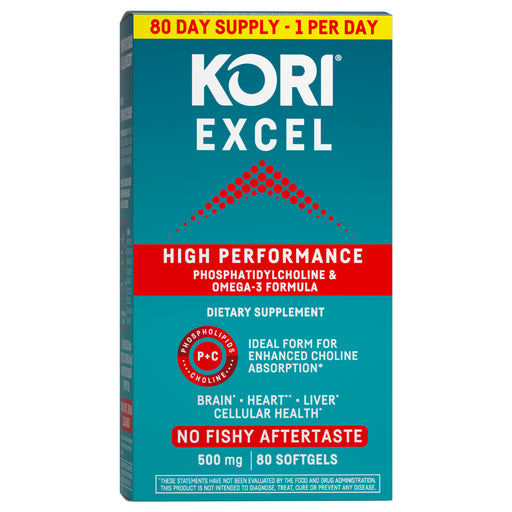 Kori Krill Oil Omega-3 Excel 500mg, 3 Pack 240 CT