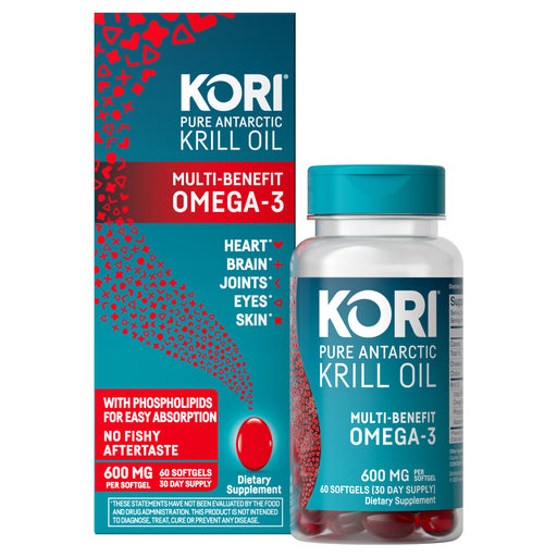 Krill Oil Softgels 600 mg, 60 ct