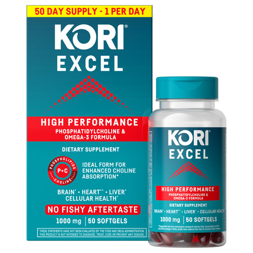 Kori Krill Oil Excel 1000mg, 50 ct