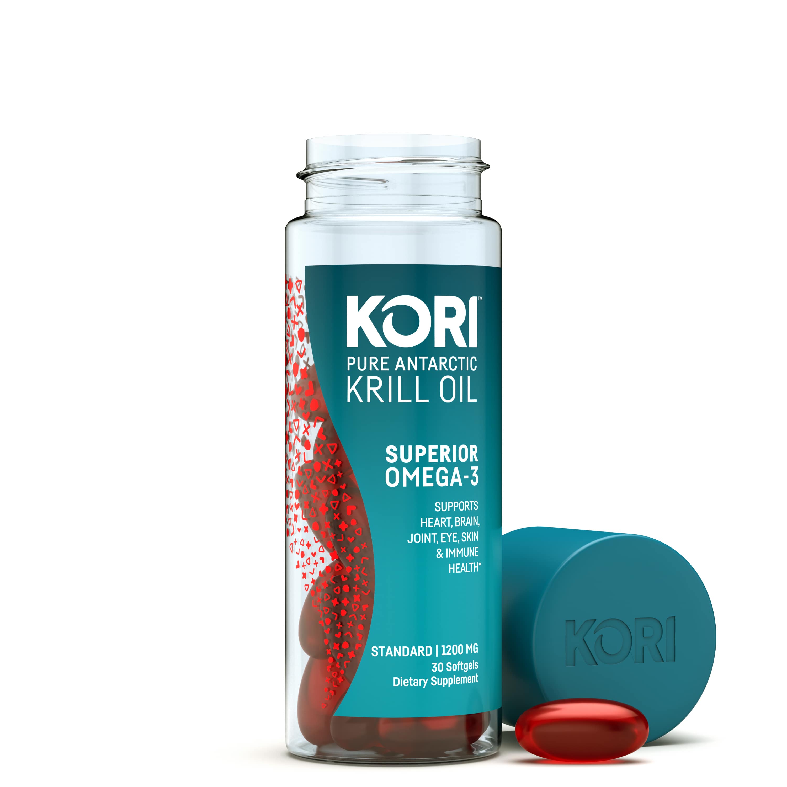 Kori Krill Oil Superior Omega 3 1200mg 30ct Standard Softgels