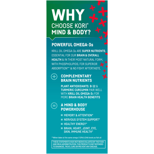 Mind & Body Omega-3, 60 ct
