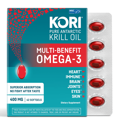 Krill Oil Softgels 400 mg, Trial 4 Pack 168 CT
