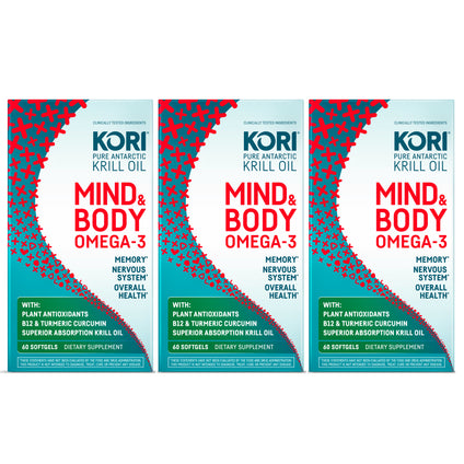 Mind & Body Omega-3, 3 Pack 180 CT